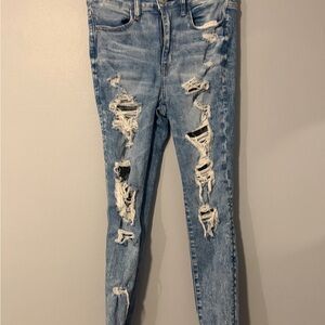 American Eagle Distressed Blue Jeans